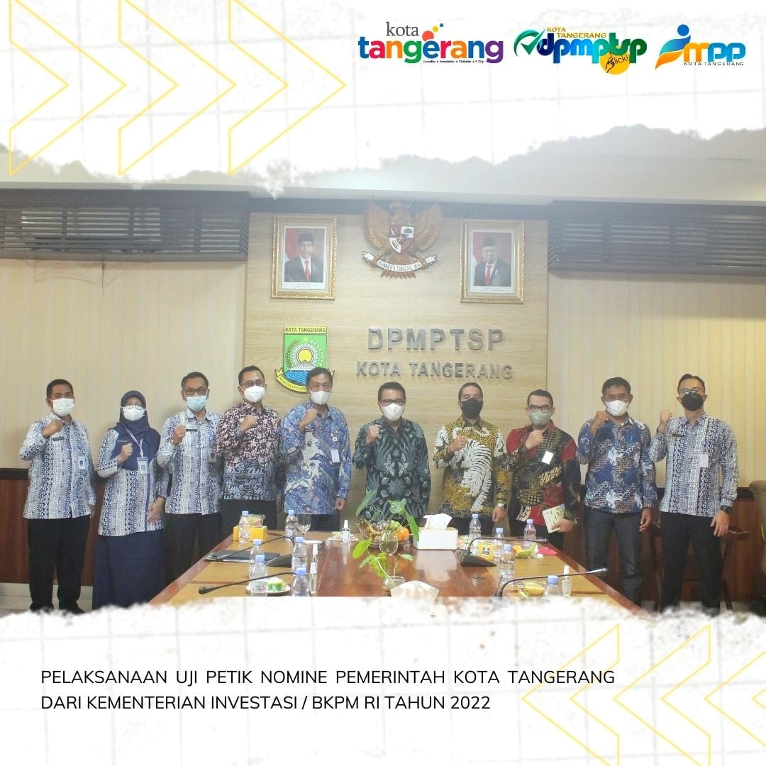 Uji Petik BKPM RI ke DPMPTSP Kota Tangerang